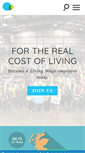 Mobile Screenshot of livingwage.org.uk